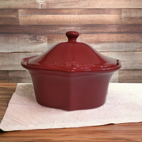 Cook's Tools Stoneware Baking Dish with Lid | Finer Things Resale