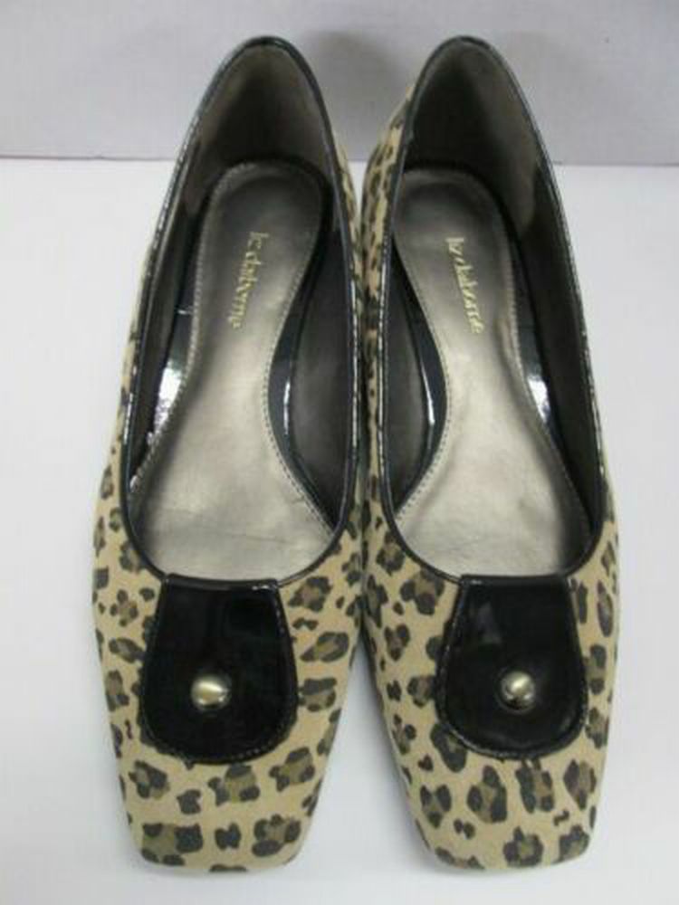 Liz Claiborne Cheryl Suede Leopard Print Mary Janes SIZE 8.5M | Finer Things Resale