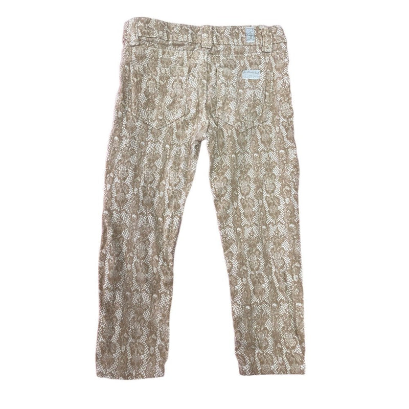 7 For All Mankind print skinny pants SIZE 3T | Finer Things Resale