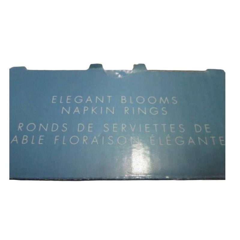 Avon Elegant Blooms 4pc Napkin Ring Set from 2006  BRAND NEW! | Finer Things Resale