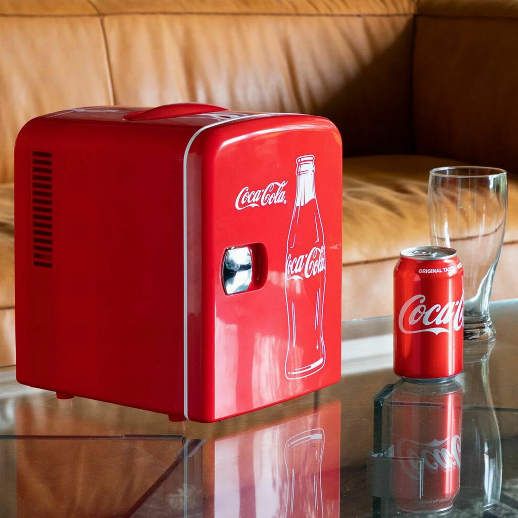 Coca-Cola 6 can Mini Fridge Refrigerator Thermoelectric Cooler Travel BRAND NEW! | Finer Things Resale