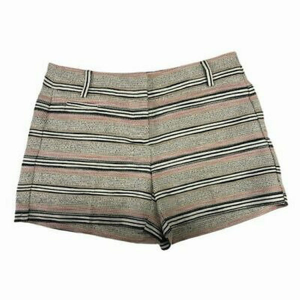 Ann Taylor Loft The Riviera stripe textured short SIZE 2 | Finer Things Resale