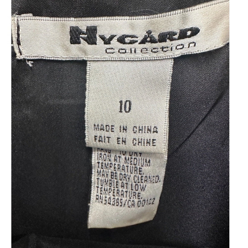 Nygard Collection print a line skir SIZE 10 | Finer Things Resale