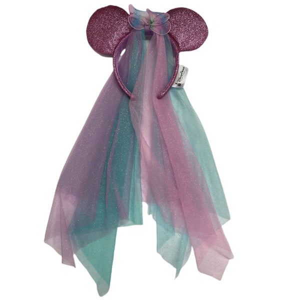 Disney Parks Sparkly Mickey Minnie Mouse Ears Headband Butterfly  Fairy Wings | Finer Things Resale