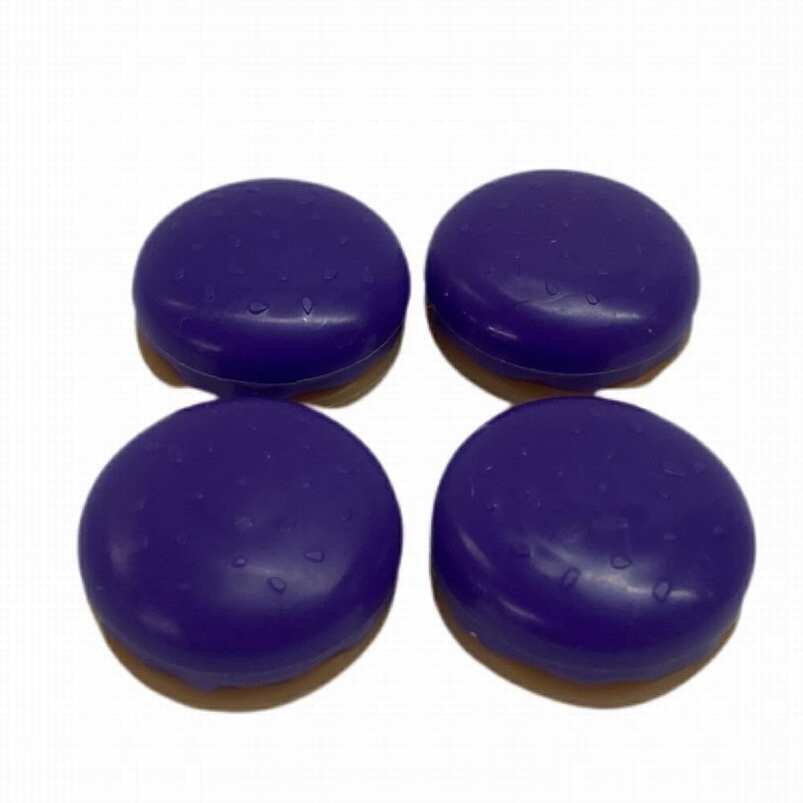 Goliath Pop the Pig REPLACEMENT 4pc purple hamburger tokens - 0