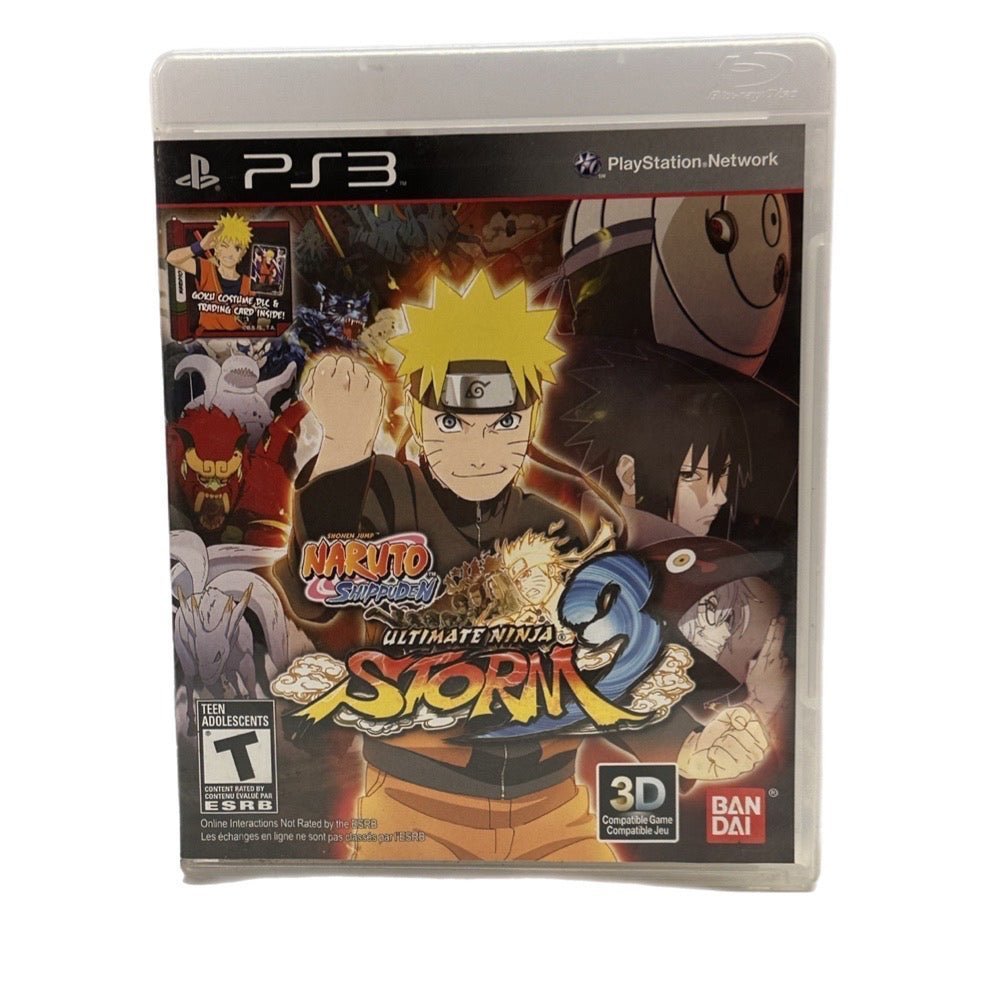 Naruto Shippuden Ultimate Ninja Storm 3 Playstation 3 PS3 game with card! 2013 | Finer Things Resale