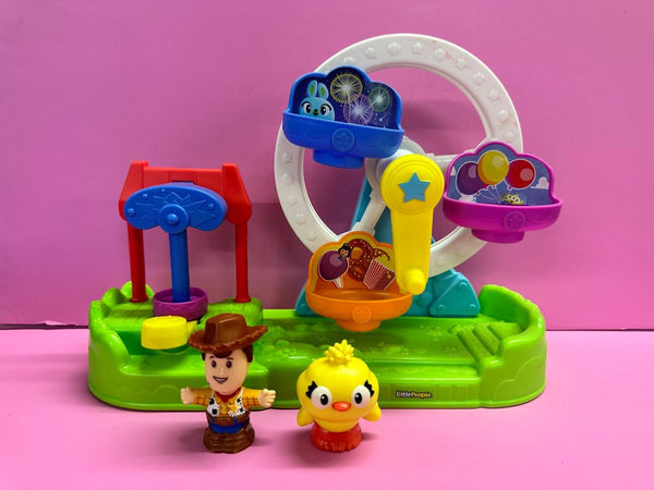 Fisher Price Little People Disney Pixar Toy Story Ferris Wheel with Woody & Duck | Finer Things Resale