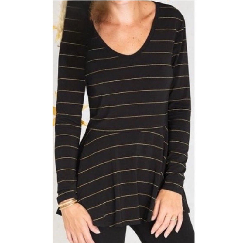 Matilda Jane Enjoy the Party long sleeve tunic tee shirt SIZE SMALL NWT! | Finer Things Resale