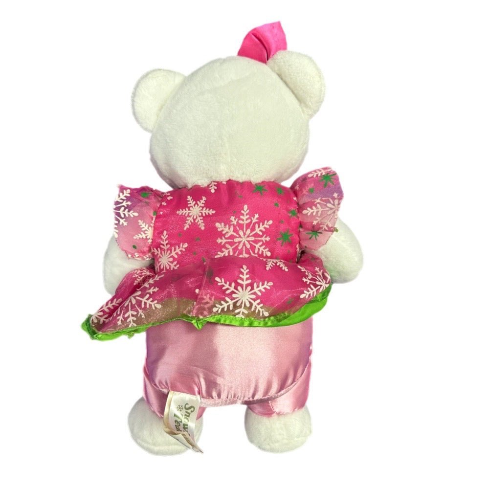 Dan Dee Collector's Choice Snowflake Teddy Bear 14" stuffed plush bear 2015 | Finer Things Resale