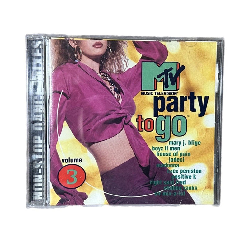 MTV Music Television Party to Go Volume 3 CD 1993 Various Artists | Finer Things Resale