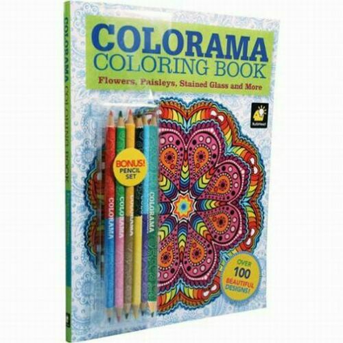 Colorama Color Me Happy Coloring Book with bonus pencils AS SEEN ON TV! NEW | Finer Things Resale