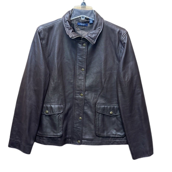 Chaps Ralph Lauren leather jacket coat SIZE XLARGE Vintage! | Finer Things Resale