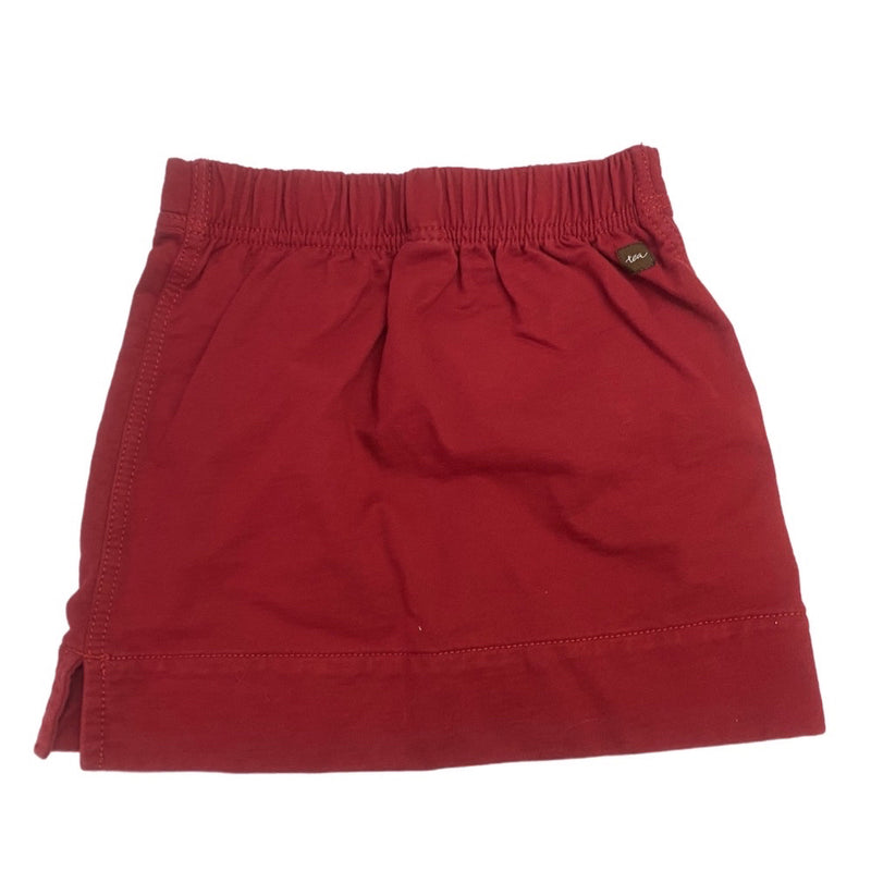 Tea solid red skirt SIZE 5 | Finer Things Resale