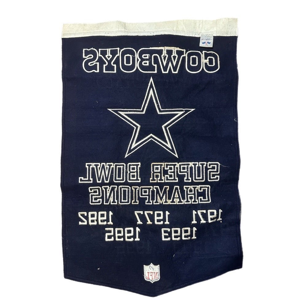 Dallas Cowboys NFL Super Bowl Champions Legends Embroidered Banner | Finer Things Resale