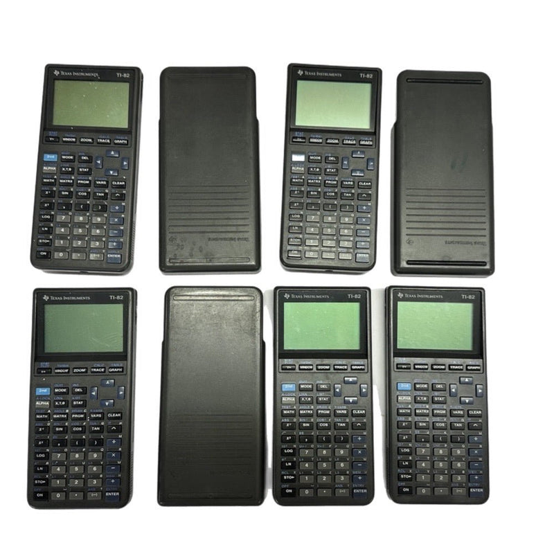 Texas Instruments TI-82 Calculator  LOT of 5 FOR PARTS OR REPAIR ONLY | Finer Things Resale