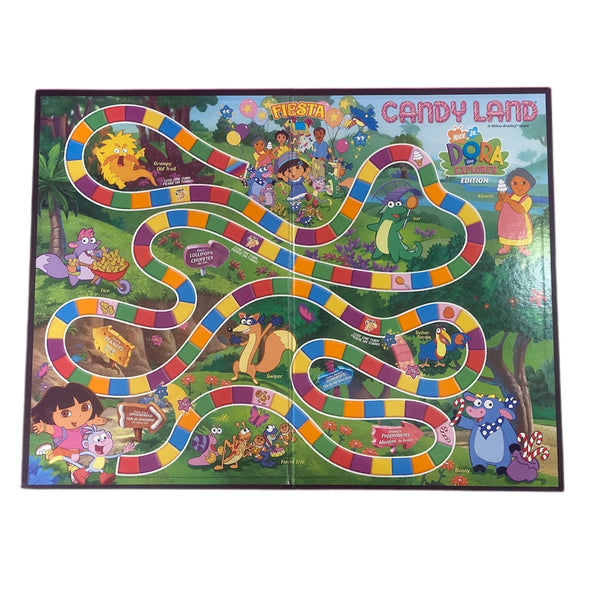 Milton Bradley Nick Jr Dora the Explorer Candy Land REPLACEMENT game board 2005 | Finer Things Resale