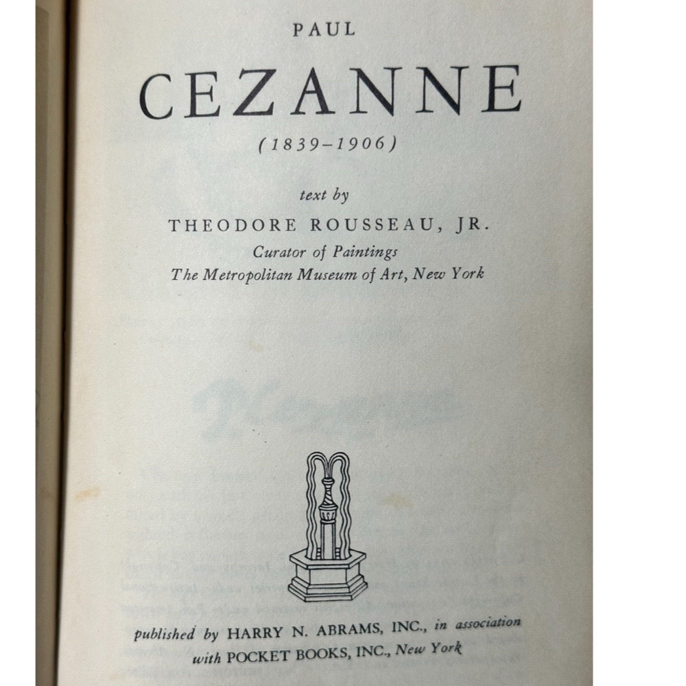 Cezanne A4 Pocket Library of Great Art paperback 1953 | Finer Things Resale