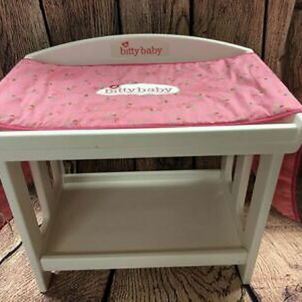 American girl bitty shop baby changing table