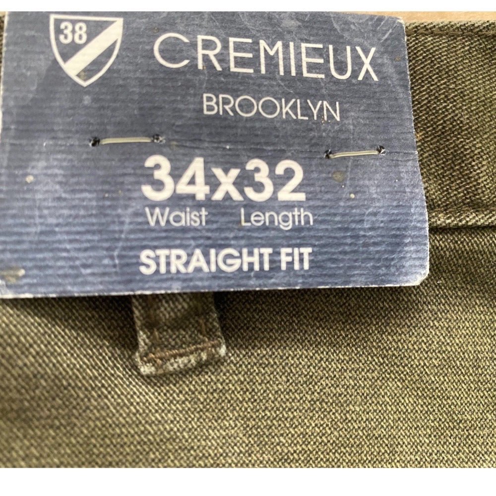 Cremieux Brooklyn straight fit pants SIZE 34x32 BRAND NEW! | Finer Things Resale