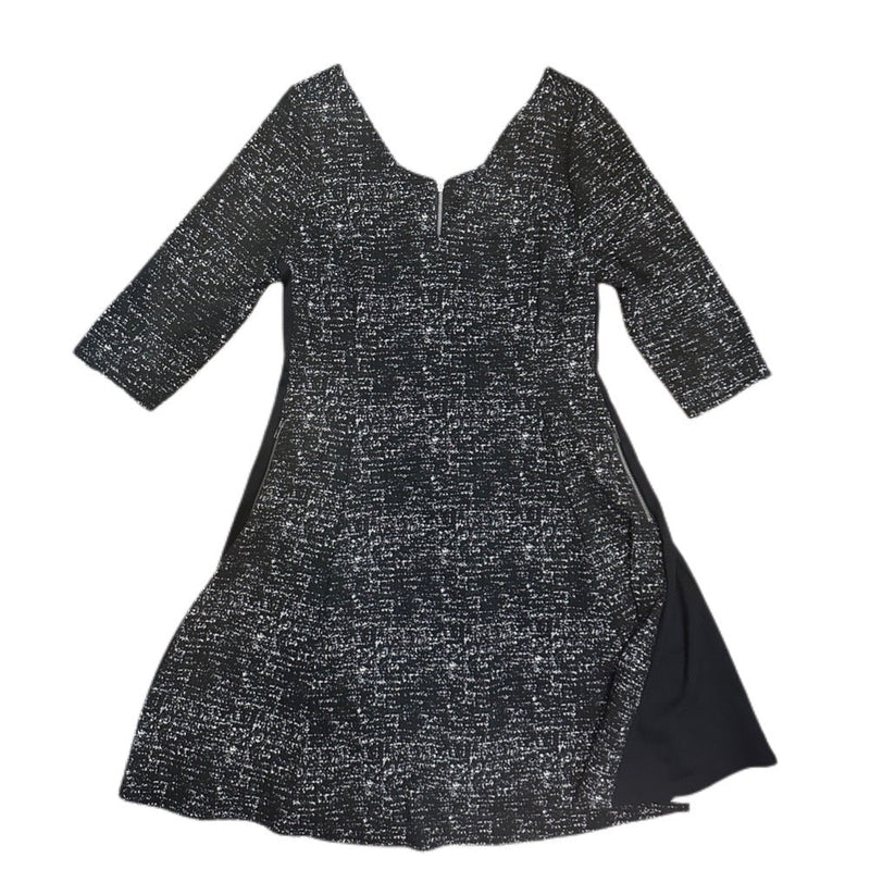Lane Bryant Fit & Flare 3/4 sleeve print dress SIZE 14/16 NWT | Finer Things Resale
