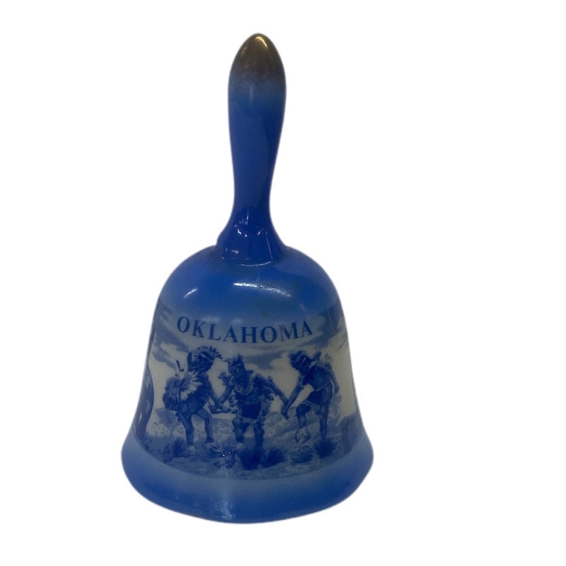 Oklahoma dinner bell State Souvenir ceramic VINTAGE! | Finer Things Resale