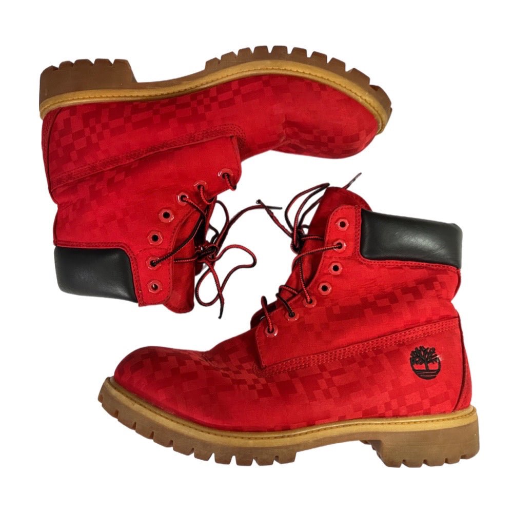 Timberland Limited Release Red Digital 6" Premium Boots SIZE 10 | Finer Things Resale