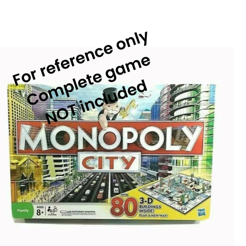Monopoly City REPLACEMENT 6pc token set | Finer Things Resale