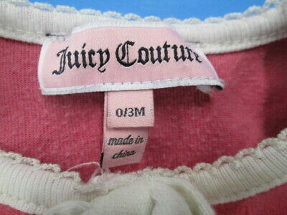 Juicy Couture Sleeper SIZE 0-3 MONTHS | Finer Things Resale