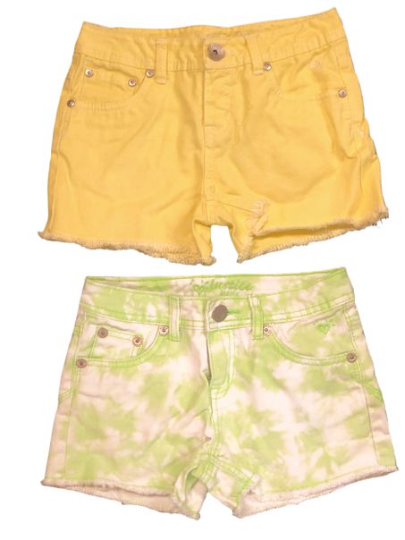 Justice denim shorts LOT OF 2 SIZE 10R | Finer Things Resale