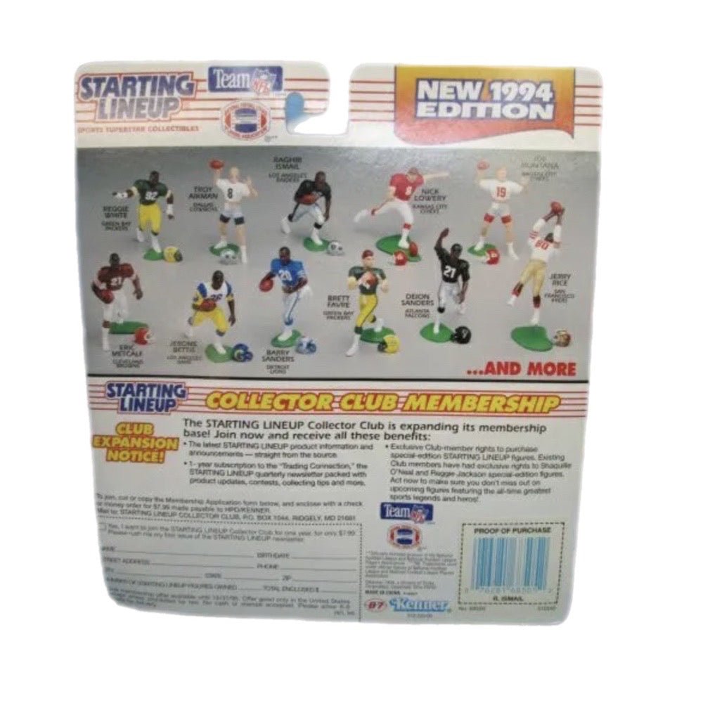 Kenner Starting Lineup 1994 NFL Ragib Ismail Raiders action figure NEW | Finer Things Resale