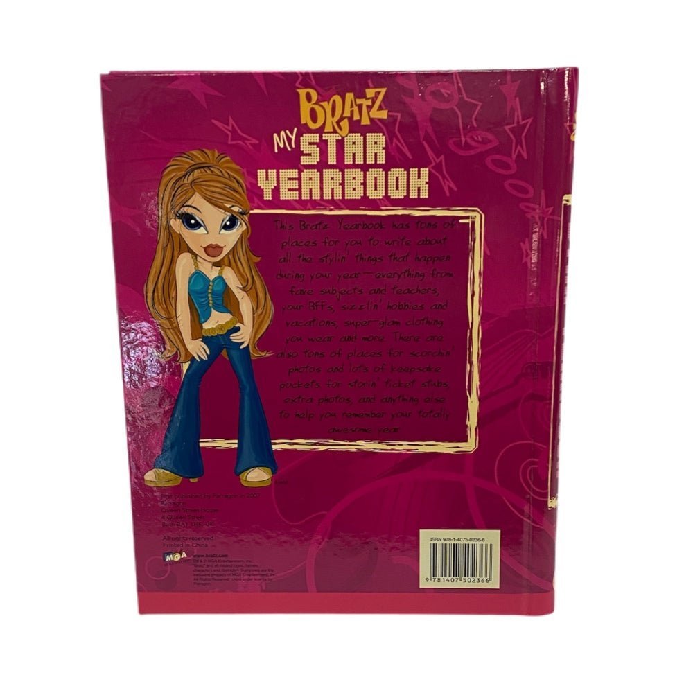 bratz doll star yearbook memory scrapbook book  brand - 1