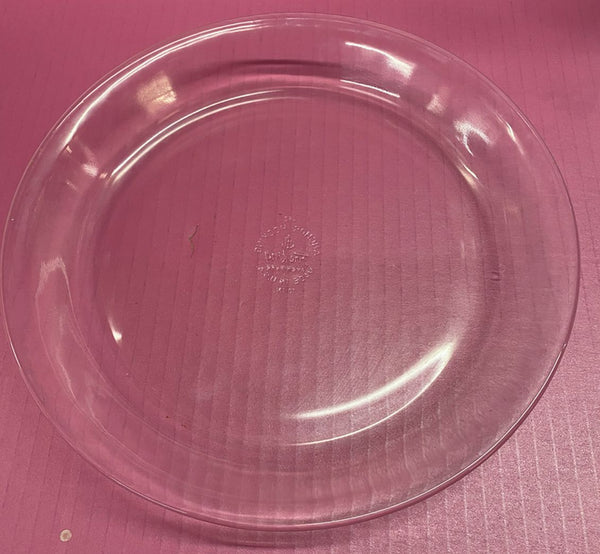 Anchor Hocking Fire King Vintage 10" clear glass pie dish #462 | Finer Things Resale