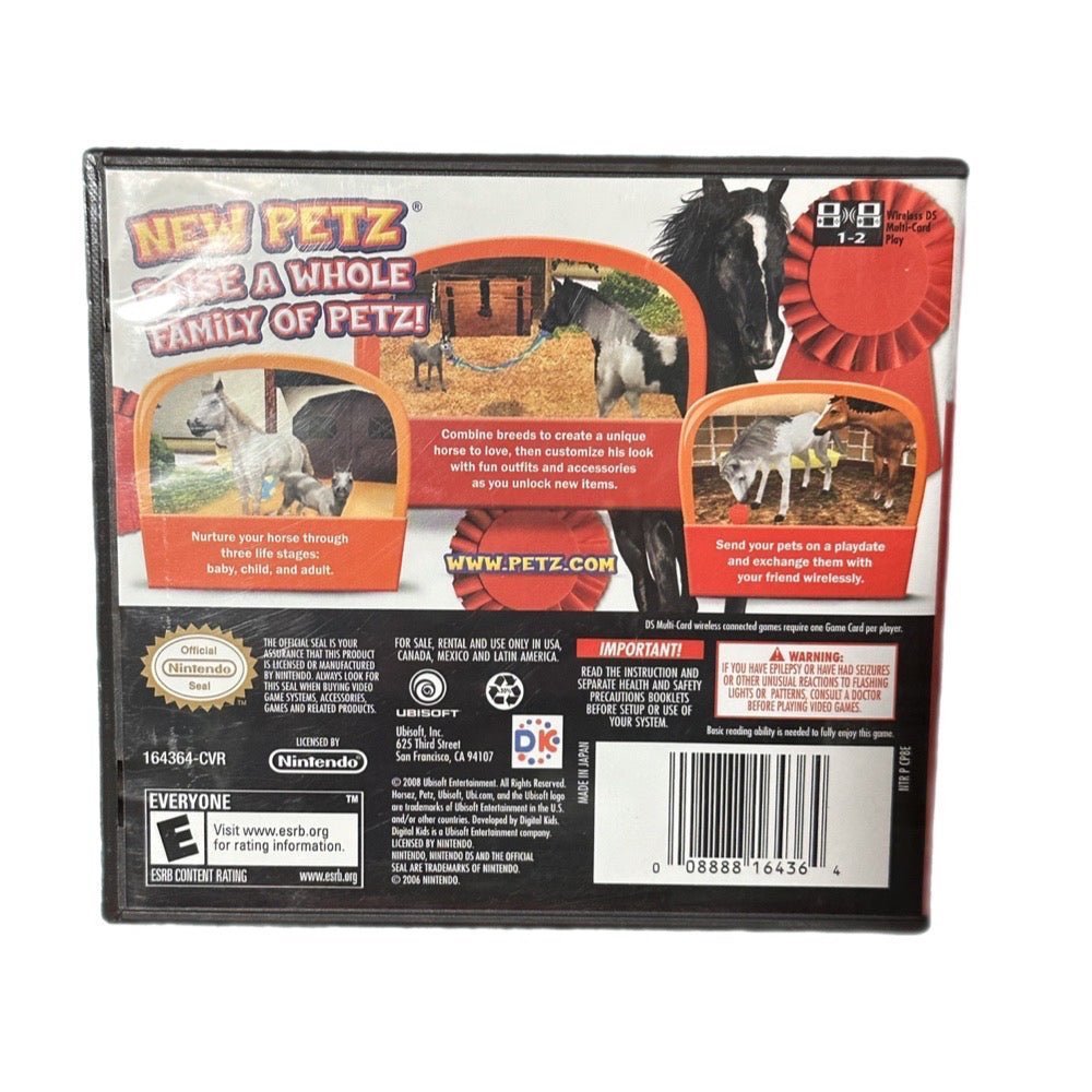 Petz Horseshoe Ranch Nintendo DS video game Ubisoft 2009 | Finer Things Resale