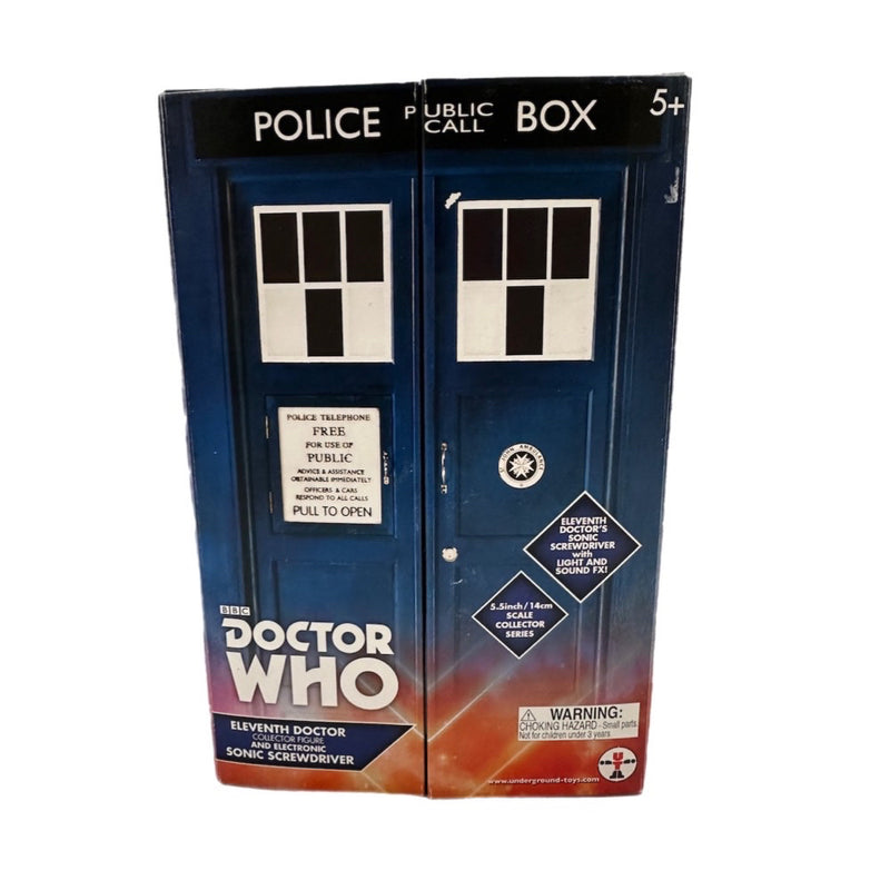 Dr Who The Eleventh Doctor & Electronic Screwdriver 5.5" action figure NEW! | Finer Things Resale