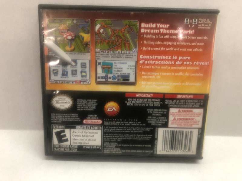 Nintendo DS Theme Park game Rated E | Finer Things Resale