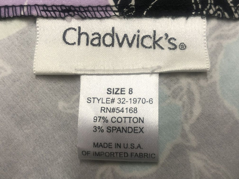 Chadwicks floral print skirt SIZE 8