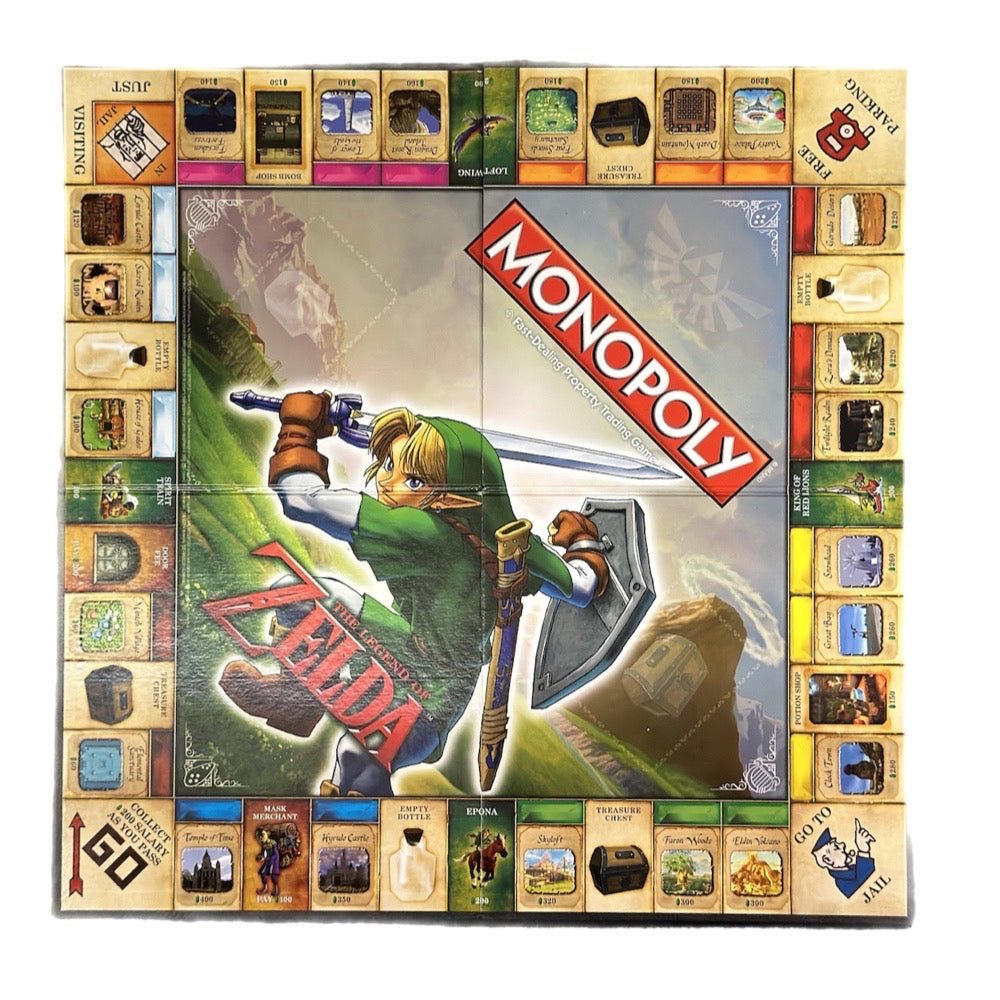 Monopoly The Legend of Zelda Collector Edition REPLACEMENT game board | Finer Things Resale