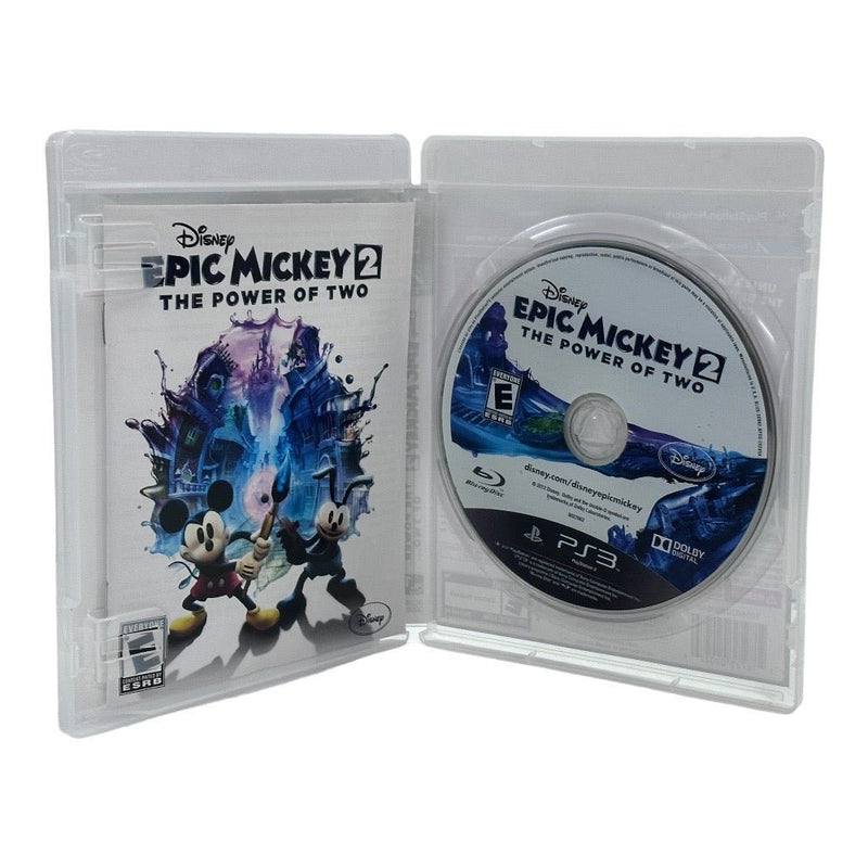 Disney Epic Mickey 2 The Power of Two game Playstation 3 PS3 2012 Rated E | Finer Things Resale