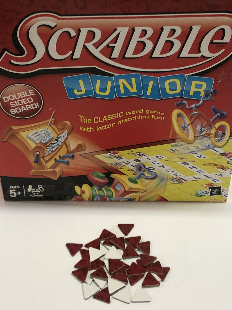 Hasbro Scrabble Junior board game REPLACEMENT scoring tiles | Finer Things Resale